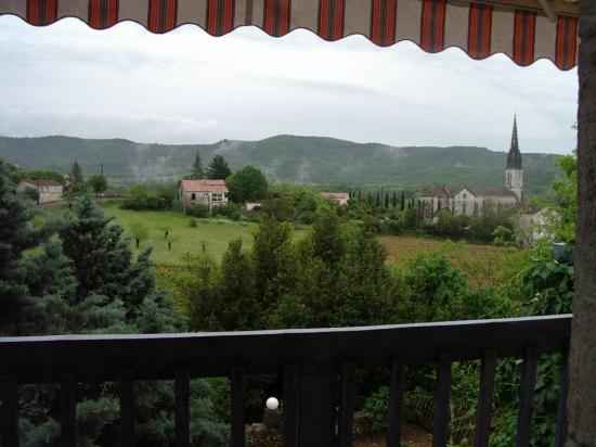 La vue à partir de la terrasse