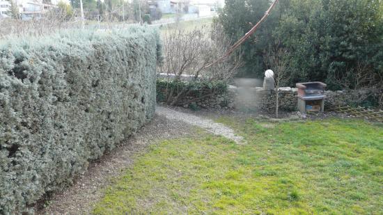 La cour et la haie de mitoyenneté